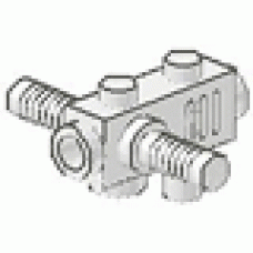 Part 2516 White Minifig, Utensil Tool Chainsaw Body